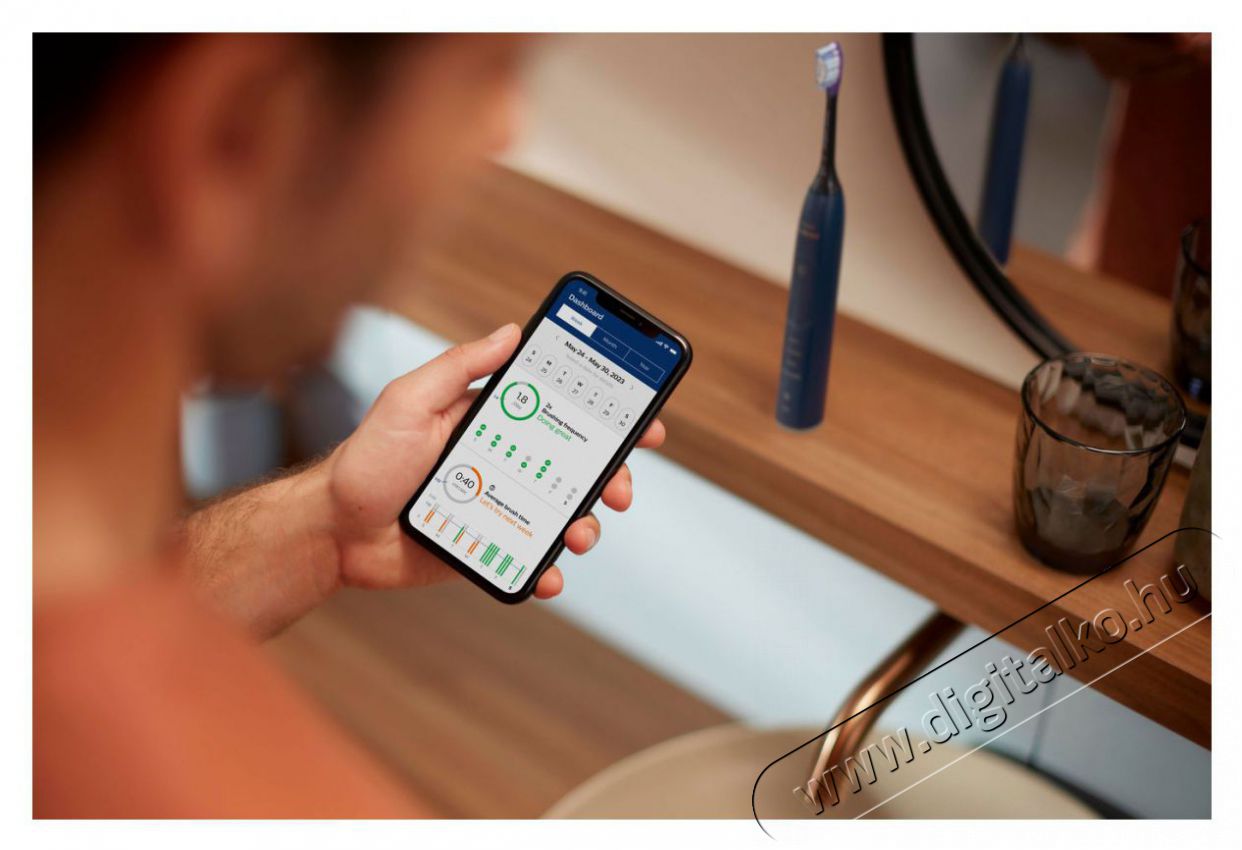 PHILIPS Sonicare 7100 HX7423/01 Elektromos fogkefe Sz&eacute;ps&eacute;g&aacute;pol&aacute;s / Eg&eacute;szs&eacute;g - Sz&aacute;j / fog &aacute;pol&aacute;s - Elektromos fogkefe - 525670