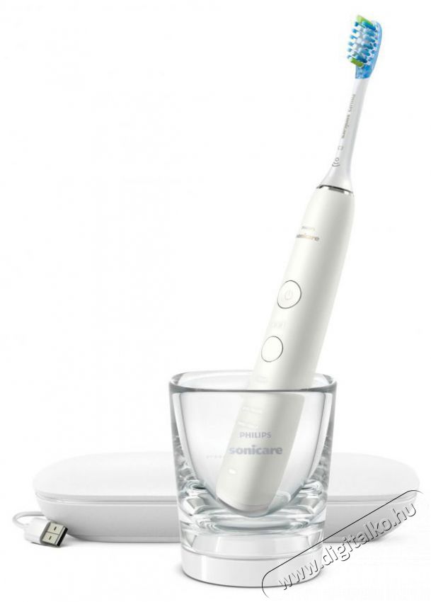 PHILIPS Sonicare 9000 DiamondClean &eacute;s Power Flosser HX3886/41 Elektromos fogkefe Sz&eacute;ps&eacute;g&aacute;pol&aacute;s / Eg&eacute;szs&eacute;g - Sz&aacute;j / fog &aacute;pol&aacute;s - Elektromos fogkefe - 525673