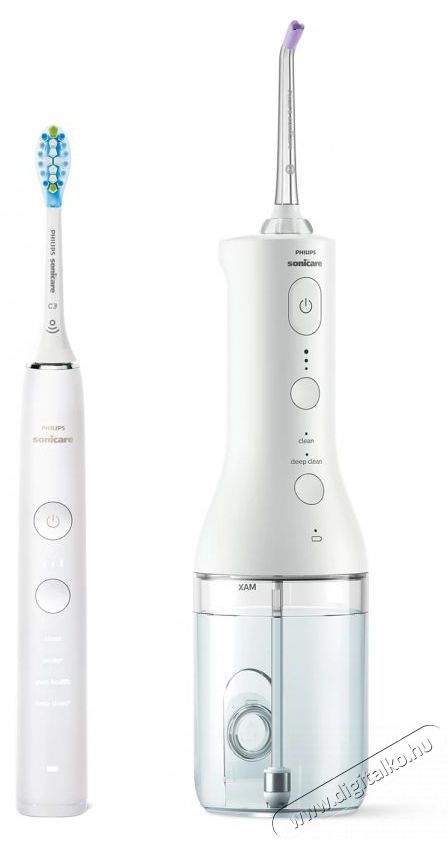 PHILIPS Sonicare 9000 DiamondClean &eacute;s Power Flosser HX3886/41 Elektromos fogkefe Sz&eacute;ps&eacute;g&aacute;pol&aacute;s / Eg&eacute;szs&eacute;g - Sz&aacute;j / fog &aacute;pol&aacute;s - Elektromos fogkefe - 525673