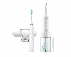 PHILIPS Sonicare 9000 DiamondClean &eacute;s Power Flosser HX3886/41 Elektromos fogkefe Sz&eacute;ps&eacute;g&aacute;pol&aacute;s / Eg&eacute;szs&eacute;g - Sz&aacute;j / fog &aacute;pol&aacute;s - Elektromos fogkefe - 525673