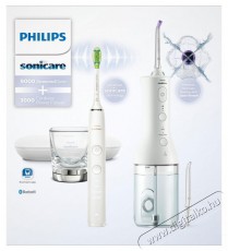 PHILIPS Sonicare 9000 DiamondClean &eacute;s Power Flosser HX3886/41 Elektromos fogkefe Sz&eacute;ps&eacute;g&aacute;pol&aacute;s / Eg&eacute;szs&eacute;g - Sz&aacute;j / fog &aacute;pol&aacute;s - Elektromos fogkefe - 525673