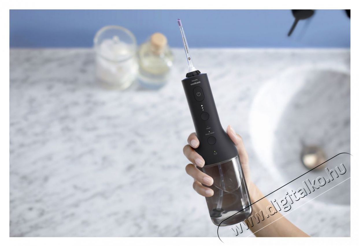 PHILIPS Sonicare 9000 DiamondClean &eacute;s Power Flosser HX3886/43 Elektromos fogkefe Sz&eacute;ps&eacute;g&aacute;pol&aacute;s / Eg&eacute;szs&eacute;g - Sz&aacute;j / fog &aacute;pol&aacute;s - Elektromos fogkefe - 525674