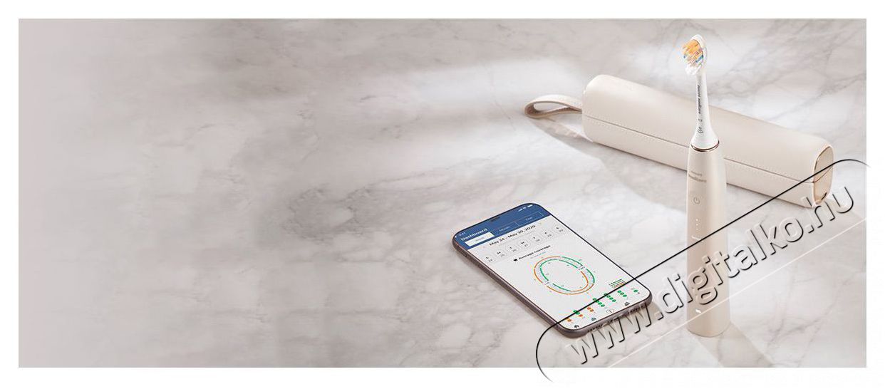 PHILIPS Sonicare 9900 DiamondClean Prestige HX9992/12 + HX9992/11 Elektromos fogkefe Sz&eacute;ps&eacute;g&aacute;pol&aacute;s / Eg&eacute;szs&eacute;g - Sz&aacute;j / fog &aacute;pol&aacute;s - Elektromos fogkefe - 525675