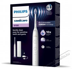 PHILIPS Sonicare 6100 HX7400/06 Elektromos fogkefe Sz&eacute;ps&eacute;g&aacute;pol&aacute;s / Eg&eacute;szs&eacute;g - Sz&aacute;j / fog &aacute;pol&aacute;s - Elektromos fogkefe - 525663