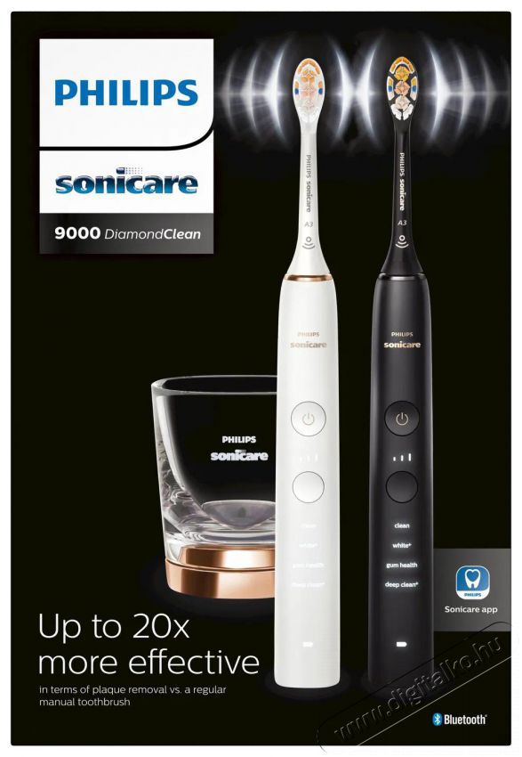 PHILIPS Sonicare 9000 DiamondClean HX9914/69 2 db Sz&eacute;ps&eacute;g&aacute;pol&aacute;s / Eg&eacute;szs&eacute;g - Sz&aacute;j / fog &aacute;pol&aacute;s - Elektromos fogkefe - 528837