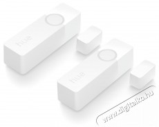 PHILIPS Hue Contact - feh&eacute;r, 2db H&aacute;ztart&aacute;s / Otthon / K&uuml;lt&eacute;r - Biztons&aacute;gtechnika - Nyit&aacute;s&eacute;rz&eacute;kelő - 519592
