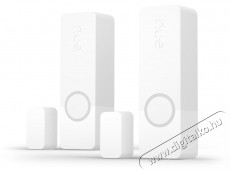 PHILIPS Hue Contact - feh&eacute;r, 2db H&aacute;ztart&aacute;s / Otthon / K&uuml;lt&eacute;r - Biztons&aacute;gtechnika - Nyit&aacute;s&eacute;rz&eacute;kelő - 519592