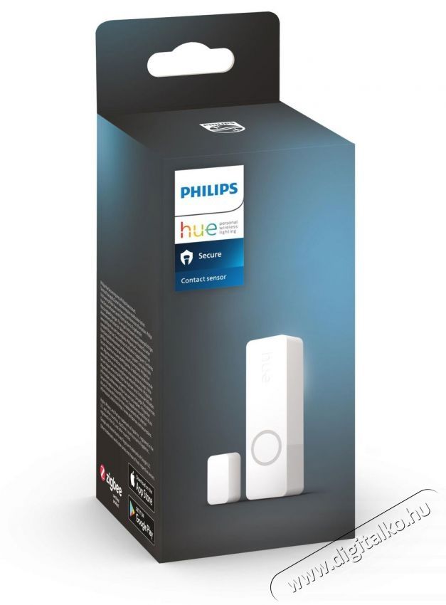 PHILIPS Hue Contact - feh&eacute;r H&aacute;ztart&aacute;s / Otthon / K&uuml;lt&eacute;r - Biztons&aacute;gtechnika - Nyit&aacute;s&eacute;rz&eacute;kelő - 519591
