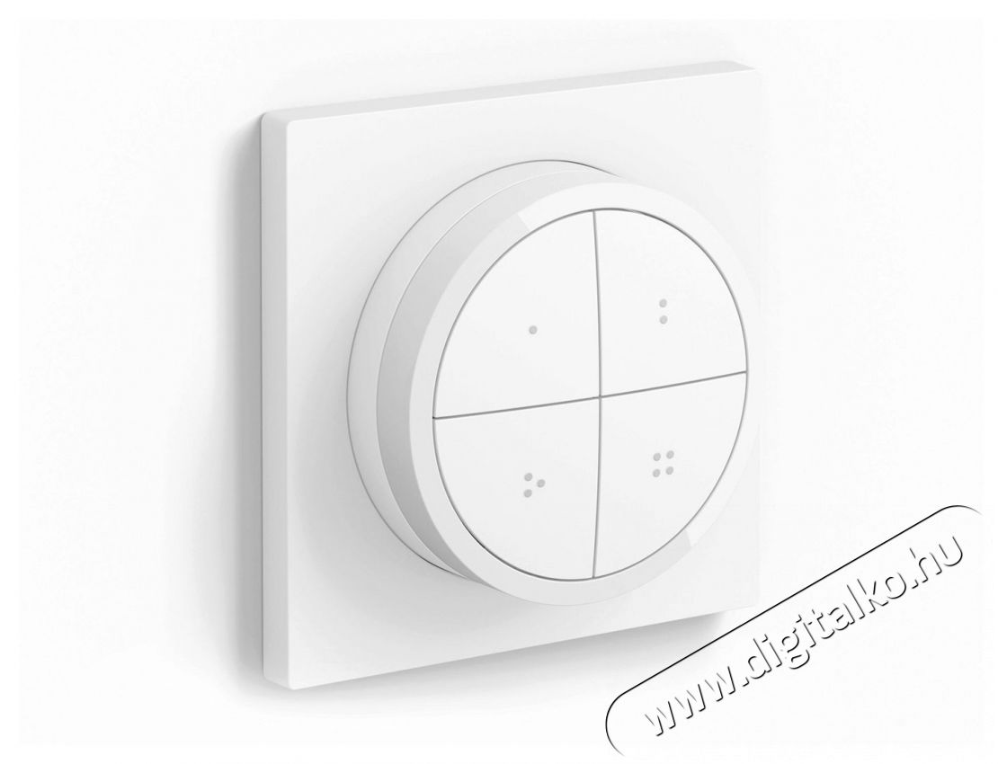 PHILIPS Hue Tap Dial Switch White H&aacute;ztart&aacute;s / Otthon / K&uuml;lt&eacute;r - Vil&aacute;g&iacute;t&aacute;s / elektromoss&aacute;g - E27 foglalat&uacute; izz&oacute; - 521049