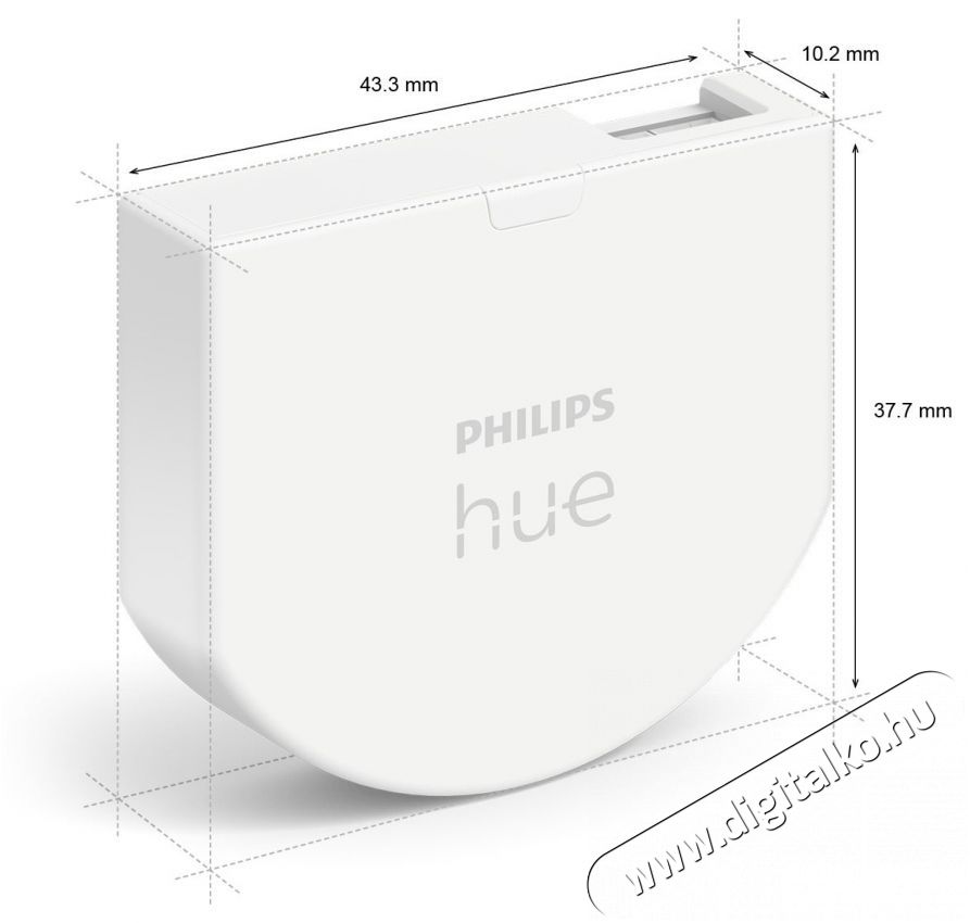PHILIPS Hue Wall Switch Module H&aacute;ztart&aacute;s / Otthon / K&uuml;lt&eacute;r - Vil&aacute;g&iacute;t&aacute;s / elektromoss&aacute;g - L&aacute;mpa kieg&eacute;sz&iacute;tő - 521050