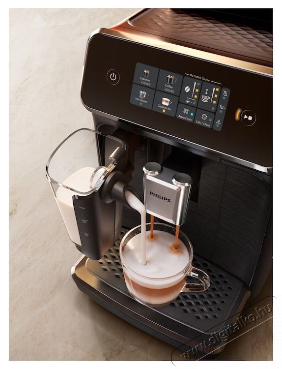 PHILIPS Series EP2330/10 Automata eszpressz&oacute;g&eacute;p Konyhai term&eacute;kek - K&aacute;v&eacute;főző / k&aacute;v&eacute;&ouml;rlő / kieg&eacute;sz&iacute;tő - Automata k&aacute;v&eacute;főző - 531185