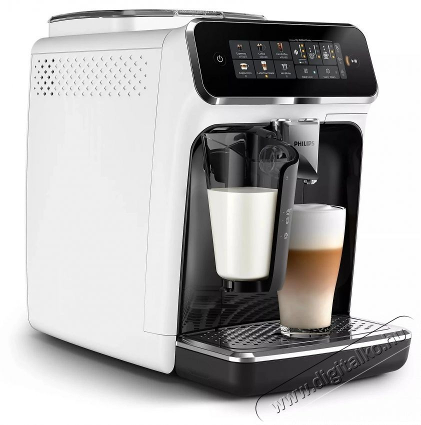 PHILIPS EP3343/50 Series 3300 LatteGo Automata k&aacute;v&eacute;g&eacute;p tejhabos&iacute;t&oacute;val Konyhai term&eacute;kek - K&aacute;v&eacute;főző / k&aacute;v&eacute;&ouml;rlő / kieg&eacute;sz&iacute;tő - Automata k&aacute;v&eacute;főző - 531298