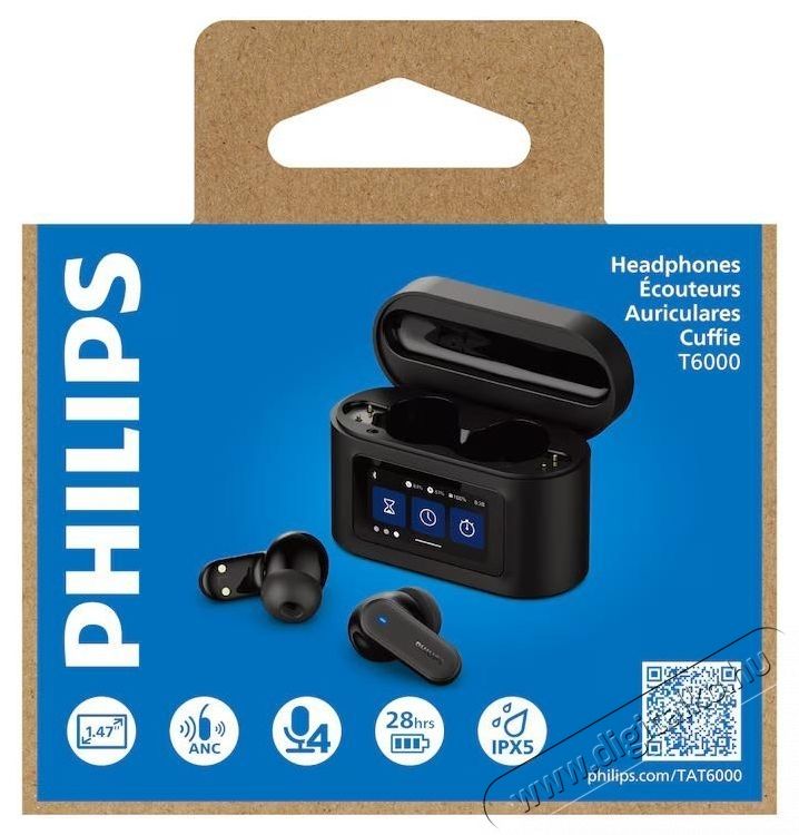 PHILIPS TAT6000BK/00 f&uuml;lhallgat&oacute; fekete Audio-Video / Hifi / Multim&eacute;dia - F&uuml;l &eacute;s Fejhallgat&oacute;k - F&uuml;lhallgat&oacute; - 535887