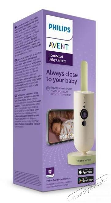 PHILIPS AVENT SCD643/26 Baby Monitor Sz&eacute;ps&eacute;g&aacute;pol&aacute;s / Eg&eacute;szs&eacute;g - Baba mama term&eacute;k - B&eacute;biőr / babafigyelő - 540043