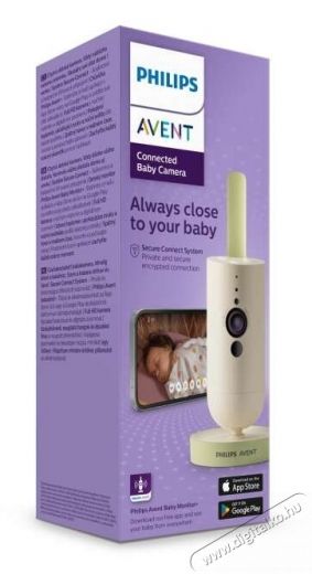 PHILIPS AVENT SCD643/26 Baby Monitor Sz&eacute;ps&eacute;g&aacute;pol&aacute;s / Eg&eacute;szs&eacute;g - Baba mama term&eacute;k - B&eacute;biőr / babafigyelő - 540043