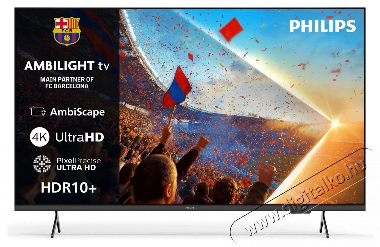 PHILIPS AMBILIGHT LED 65PUS8001 Telev&iacute;zi&oacute; (2026-os modell), 164 cm, Smart TV, Ultra HD 4K, F energiaoszt&aacute;ly Telev&iacute;zi&oacute;k - LED telev&iacute;zi&oacute; - UHD 4K felbont&aacute;s&uacute; - 540457