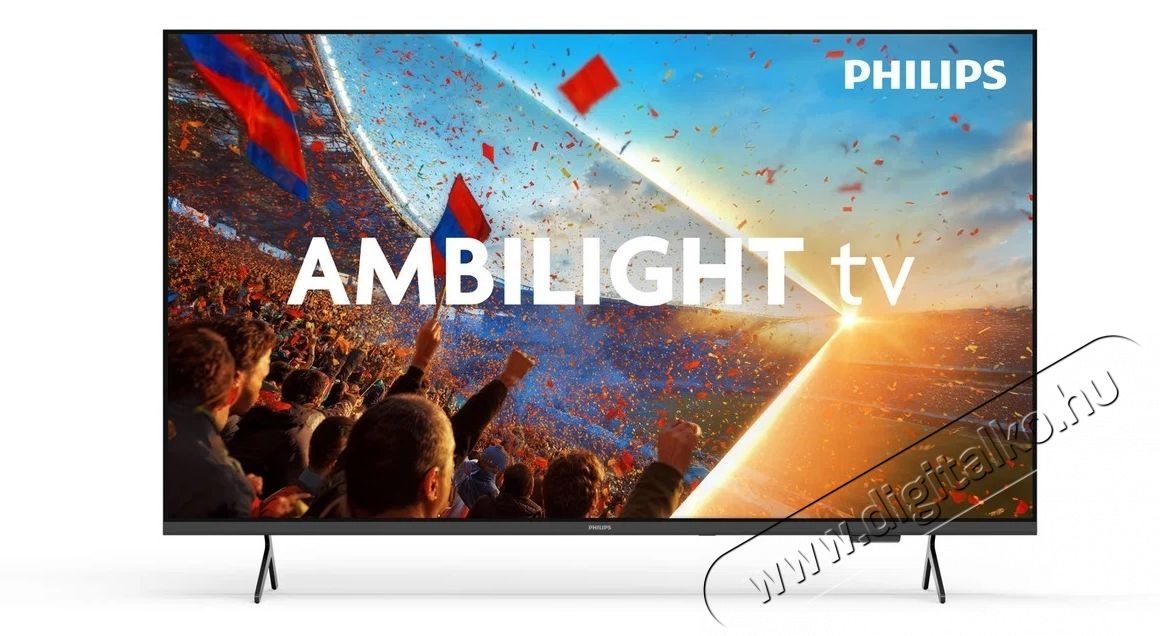 PHILIPS AMBILIGHT LED 65PUS8001 Telev&iacute;zi&oacute; (2026-os modell), 164 cm, Smart TV, Ultra HD 4K, F energiaoszt&aacute;ly Telev&iacute;zi&oacute;k - LED telev&iacute;zi&oacute; - UHD 4K felbont&aacute;s&uacute; - 540457