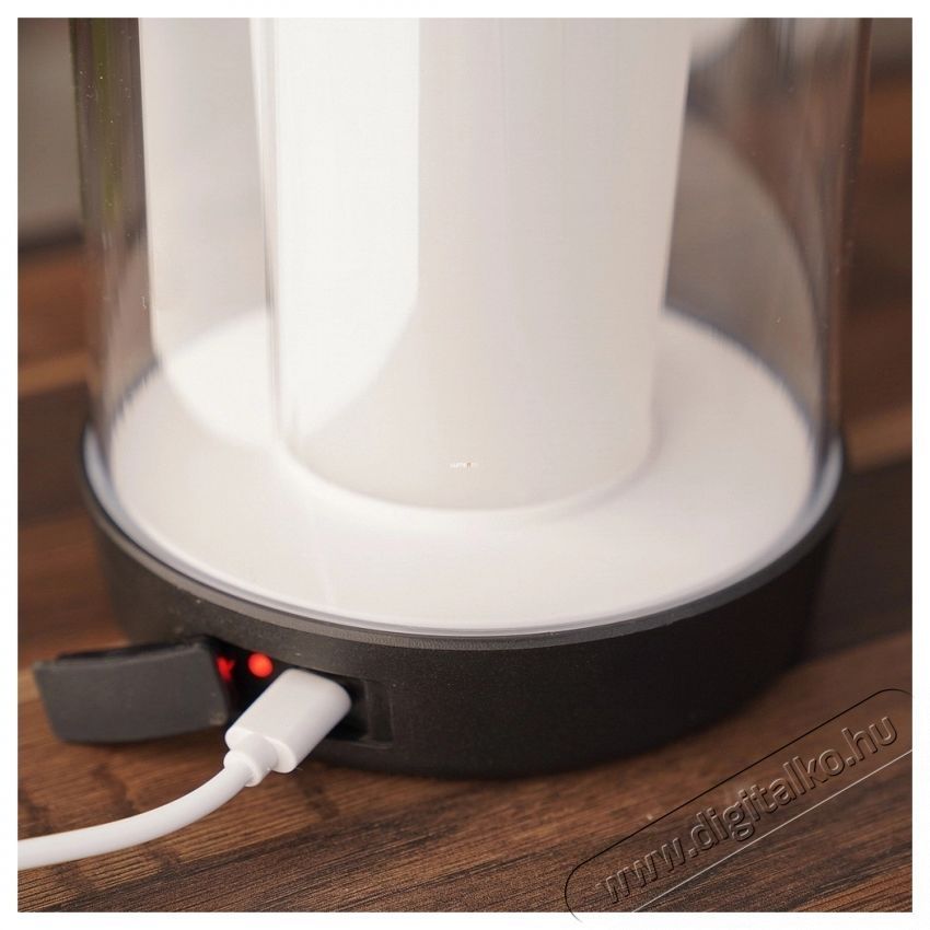 PHILIPS Cicero hordozhat&oacute; LED l&aacute;mpa, 6W, 180 lm, 5V, &aacute;ll&iacute;that&oacute; f&eacute;nyerőss&eacute;g, 1200 mA, IP54, 19,8 cm, fekete &Uacute;jdons&aacute;gok - &Uacute;j term&eacute;kek - 540465