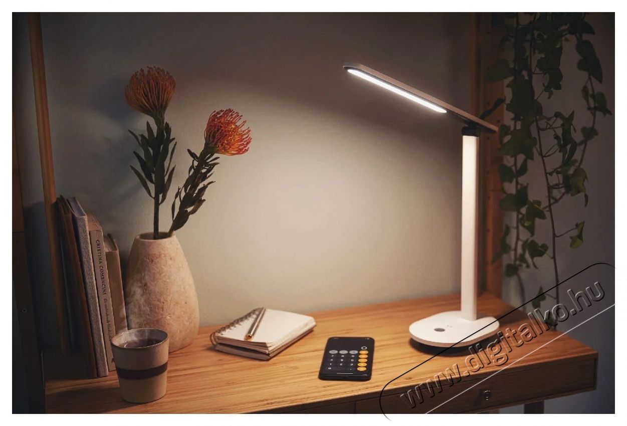 PHILIPS Led asztali l&aacute;mpa Philips IVORY, 5W, 2700/3600/5000K, 130lm, 5V, USB, feh&eacute;r, H&aacute;ztart&aacute;s / Otthon / K&uuml;lt&eacute;r - Vil&aacute;g&iacute;t&aacute;s / elektromoss&aacute;g - Asztali l&aacute;mpa - 540468