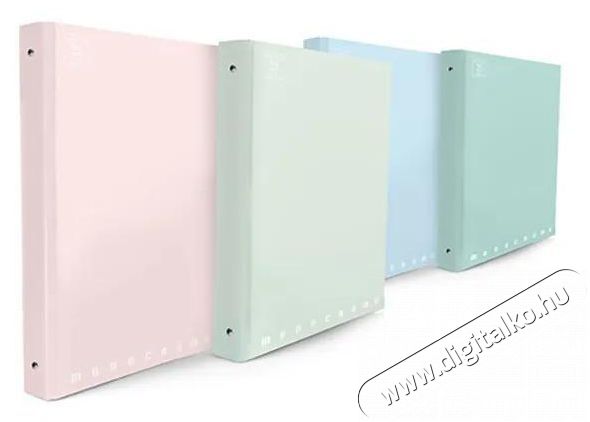 PIGNA Monocromo Pastel A4 4 gyűrűs 40mm gerincsz&eacute;less&eacute;gű gyűrűs k&ouml;nyv Iroda &eacute;s sz&aacute;m&iacute;t&aacute;stechnika - Egy&eacute;b sz&aacute;m&iacute;t&aacute;stechnikai term&eacute;k - 437056