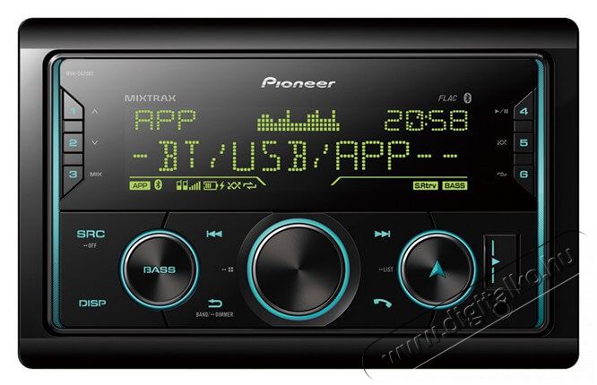 Pioneer MVH-S620BT aut&oacute;r&aacute;di&oacute; fejegys&eacute;g Aut&oacute;hifi / Aut&oacute; felszerel&eacute;s - Aut&oacute;r&aacute;di&oacute; fejegys&eacute;g - Aut&oacute;r&aacute;di&oacute; fejegys&eacute;g - 368098