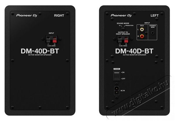 Pioneer Pioneer DJ DM-40D-BT fekete Bluetooth csatlakoz&aacute;s&uacute; monitor hangfalp&aacute;r Audio-Video / Hifi / Multim&eacute;dia - Hangfal - Hangfalszett - Studio / zenekari hangfal - 457003