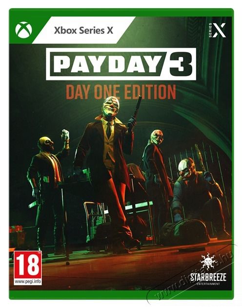 PLAION Payday 3 - D1 Edition Xbox Series X j&aacute;t&eacute;kszoftver Iroda &eacute;s sz&aacute;m&iacute;t&aacute;stechnika - J&aacute;t&eacute;k konzol - Xbox One j&aacute;t&eacute;k - 508899