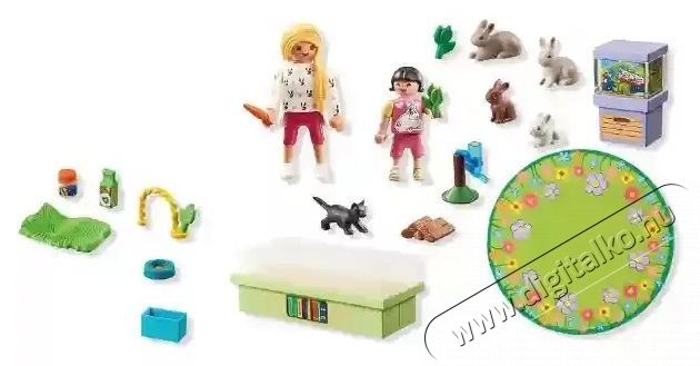 PLAYMOBIL 71753 My life Kezdők&eacute;szlet  Csal&aacute;d nyuszikkal figura szett H&aacute;ztart&aacute;s / Otthon / K&uuml;lt&eacute;r - J&aacute;t&eacute;k / Sport - J&aacute;t&eacute;kfigura - 532084