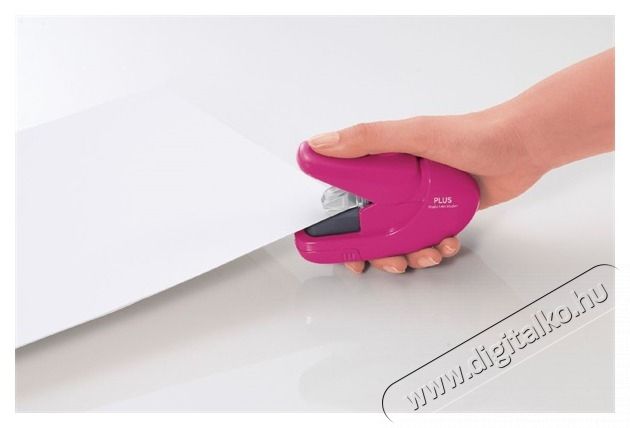 PLUS JAPAN k&eacute;zi kapocsmentes pink t&uuml;ző- &eacute;s lyukaszt&oacute;g&eacute;p Iroda &eacute;s sz&aacute;m&iacute;t&aacute;stechnika - Egy&eacute;b sz&aacute;m&iacute;t&aacute;stechnikai term&eacute;k - 508279