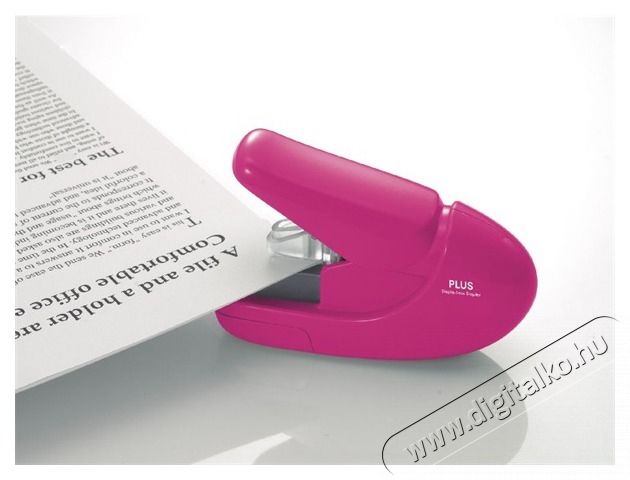 PLUS JAPAN k&eacute;zi kapocsmentes pink t&uuml;ző- &eacute;s lyukaszt&oacute;g&eacute;p Iroda &eacute;s sz&aacute;m&iacute;t&aacute;stechnika - Egy&eacute;b sz&aacute;m&iacute;t&aacute;stechnikai term&eacute;k - 508279