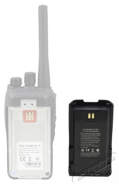 PNI PB-R17 akkumul&aacute;tor PNI PMR R17 hordozhat&oacute; r&aacute;di&oacute;&aacute;llom&aacute;shoz Mobil / Kommunik&aacute;ci&oacute; / Smart - Walkie-Talkie / PMR r&aacute;di&oacute; - Kieg&eacute;sz&iacute;tő - 535567