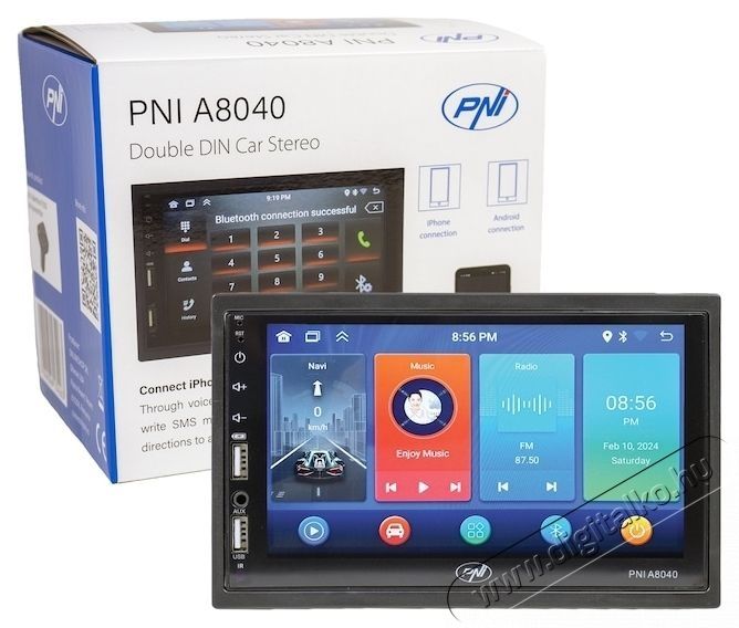 PNI A8040 aut&oacute;s multim&eacute;dia lej&aacute;tsz&oacute; Android 13-mal Aut&oacute;hifi / Aut&oacute; felszerel&eacute;s - Aut&oacute;r&aacute;di&oacute; fejegys&eacute;g - Aut&oacute;r&aacute;di&oacute; fejegys&eacute;g - 535574