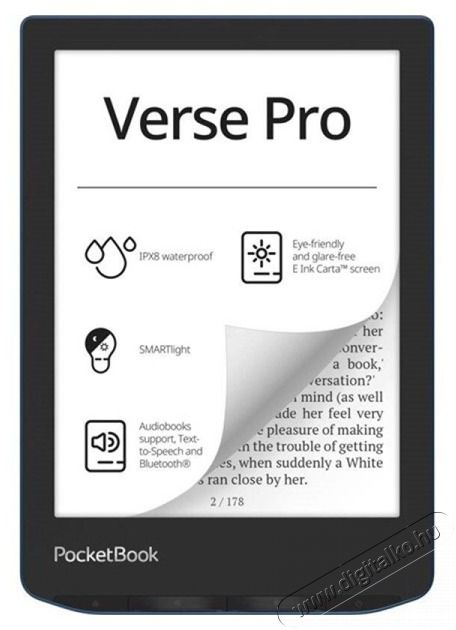 Pocketbook PB634 Verse Pro 6 az&uacute;rk&eacute;k E-Book olvas&oacute; Mobil / Kommunik&aacute;ci&oacute; / Smart - E-book olvas&oacute; - 506990