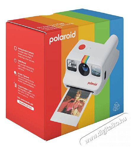 Polaroid GO gen2 analog instant feh&eacute;r f&eacute;nyk&eacute;pezőg&eacute;p F&eacute;nyk&eacute;pezőg&eacute;p / kamera - Kompakt f&eacute;nyk&eacute;pezőg&eacute;p - Anal&oacute;g f&eacute;nyk&eacute;pezőg&eacute;p - 500482