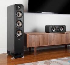 Polk Audio Signature S60E &aacute;ll&oacute; hangsug&aacute;rz&oacute; /p&aacute;r - fekete Audio-Video / Hifi / Multim&eacute;dia - Hangfal - Hangfalszett - &Aacute;ll&oacute; / front hangfal - 344600