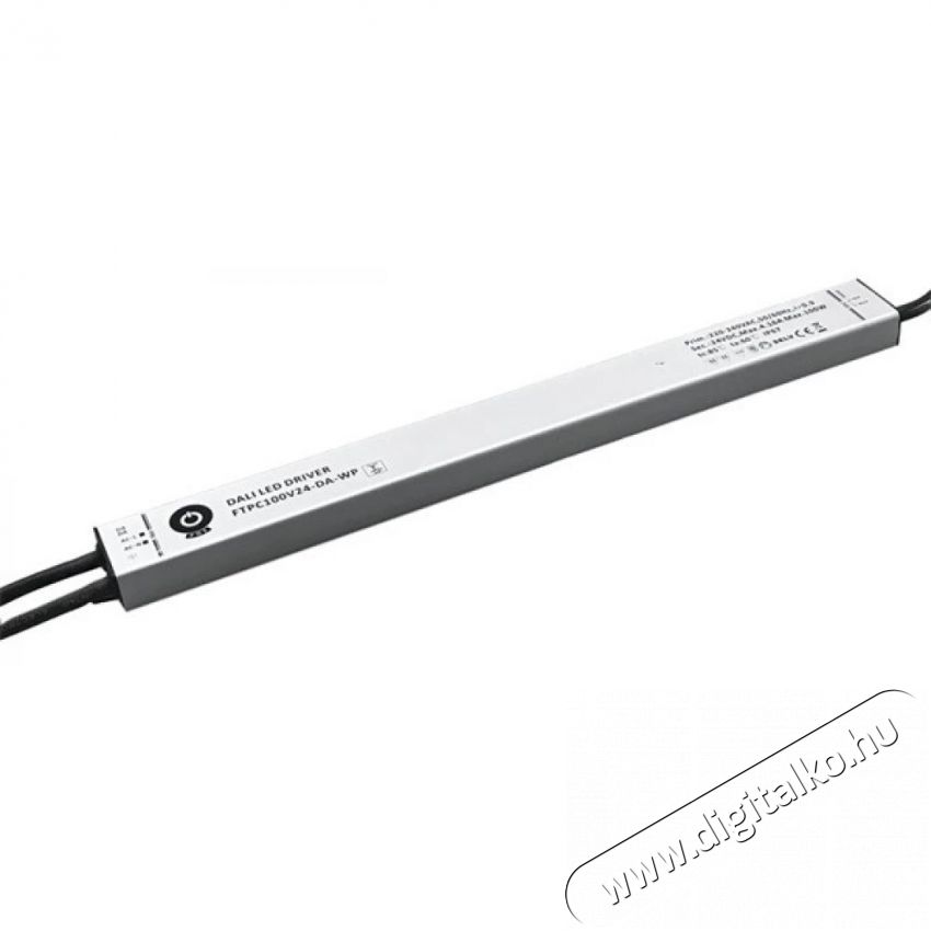 POS POWER FTPC100V24-DA-WP 24V/4.17A 100W IP67 DALI v&iacute;z&aacute;ll&oacute; LED t&aacute;pegys&eacute;g H&aacute;ztart&aacute;s / Otthon / K&uuml;lt&eacute;r - Vil&aacute;g&iacute;t&aacute;s / elektromoss&aacute;g - L&aacute;mpa kieg&eacute;sz&iacute;tő - 396441