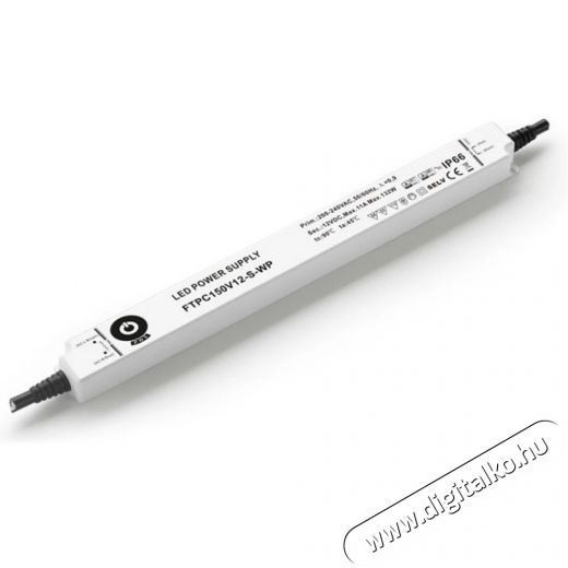 POS POWER FTPC150V12-S-WP 12V/11A 132W IP66 v&eacute;kony v&iacute;z&aacute;ll&oacute; LED t&aacute;pegys&eacute;g H&aacute;ztart&aacute;s / Otthon / K&uuml;lt&eacute;r - Vil&aacute;g&iacute;t&aacute;s / elektromoss&aacute;g - L&aacute;mpa kieg&eacute;sz&iacute;tő - 396431