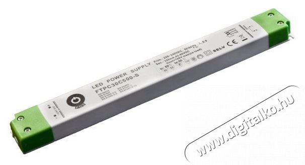 POS POWER FTPC30C500-S 500mA/30~60V 30W IP20 v&eacute;kony LED t&aacute;pegys&eacute;g H&aacute;ztart&aacute;s / Otthon / K&uuml;lt&eacute;r - Vil&aacute;g&iacute;t&aacute;s / elektromoss&aacute;g - L&aacute;mpa kieg&eacute;sz&iacute;tő - 396393