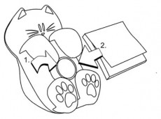 Post-it macska alak&uacute; Z-adagol&oacute; Iroda &eacute;s sz&aacute;m&iacute;t&aacute;stechnika - Egy&eacute;b sz&aacute;m&iacute;t&aacute;stechnikai term&eacute;k - 415821