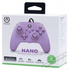 POWERA Nano EnWired Xbox Series X|S/Xbox One/PC vezet&eacute;kes lila kontroller Iroda &eacute;s sz&aacute;m&iacute;t&aacute;stechnika - J&aacute;t&eacute;k konzol - Kontroller - 404059