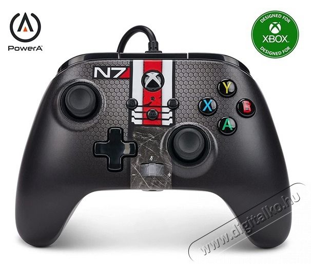 POWERA Enhanced Xbox Series X|S vezet&eacute;kes Mass Effect N7 kontroller Iroda &eacute;s sz&aacute;m&iacute;t&aacute;stechnika - J&aacute;t&eacute;k konzol - Kontroller - 437291