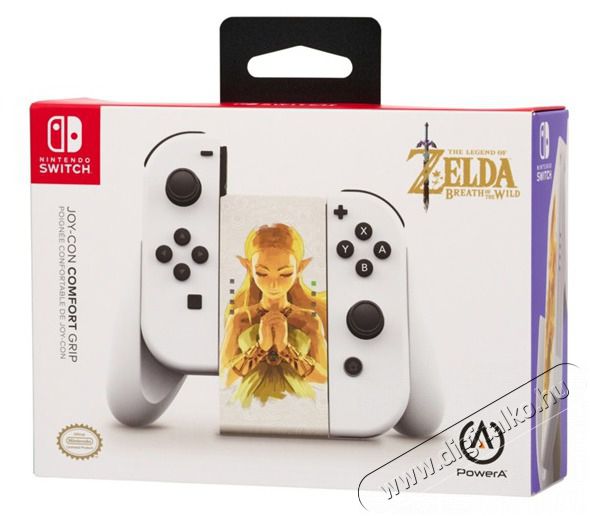 POWERA Comfort Grip Nintendo Switch Joy-Con Princess Zelda kontroller markolat Iroda &eacute;s sz&aacute;m&iacute;t&aacute;stechnika - J&aacute;t&eacute;k konzol - Kieg&eacute;sz&iacute;tő - 453696