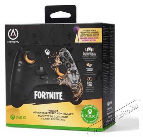 POWERA XBGP0238-01 Advantage Xbox Series X|S/Xbox One/PC Fortnite: Mideas vezet&eacute;kes kontroller Iroda &eacute;s sz&aacute;m&iacute;t&aacute;stechnika - J&aacute;t&eacute;k konzol - Kontroller - 499946