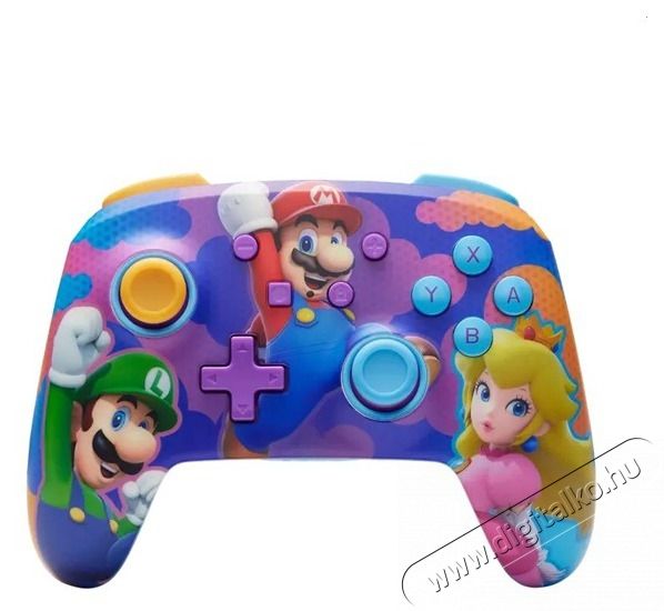 POWERA NSGP0287-01 Enhanced Nintendo Switch vezet&eacute;k n&eacute;lk&uuml;li Color Splash Heroes kontroller Iroda &eacute;s sz&aacute;m&iacute;t&aacute;stechnika - J&aacute;t&eacute;k konzol - Nintendo Switch konzol - 508540