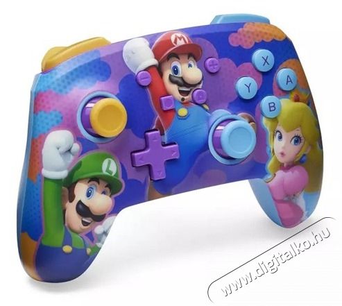 POWERA NSGP0287-01 Enhanced Nintendo Switch vezet&eacute;k n&eacute;lk&uuml;li Color Splash Heroes kontroller Iroda &eacute;s sz&aacute;m&iacute;t&aacute;stechnika - J&aacute;t&eacute;k konzol - Nintendo Switch konzol - 508540