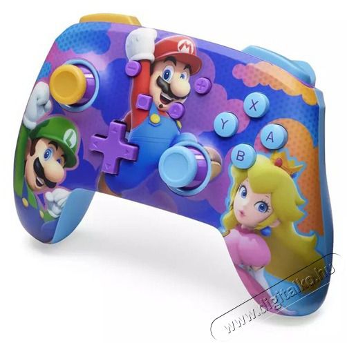 POWERA NSGP0287-01 Enhanced Nintendo Switch vezet&eacute;k n&eacute;lk&uuml;li Color Splash Heroes kontroller Iroda &eacute;s sz&aacute;m&iacute;t&aacute;stechnika - J&aacute;t&eacute;k konzol - Nintendo Switch konzol - 508540