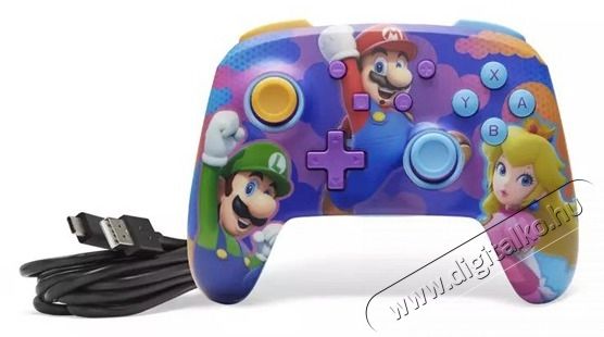 POWERA NSGP0287-01 Enhanced Nintendo Switch vezet&eacute;k n&eacute;lk&uuml;li Color Splash Heroes kontroller Iroda &eacute;s sz&aacute;m&iacute;t&aacute;stechnika - J&aacute;t&eacute;k konzol - Nintendo Switch konzol - 508540