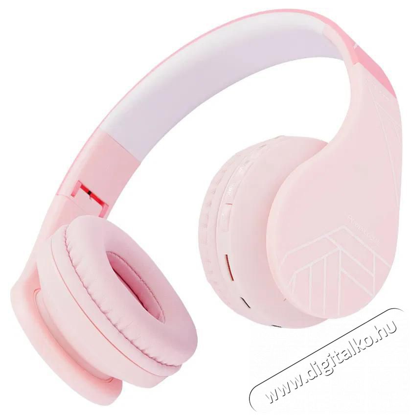 PowerLocus P1 Kids Pink Audio-Video / Hifi / Multim&eacute;dia - F&uuml;l &eacute;s Fejhallgat&oacute;k - Fejhallgat&oacute; - 510175
