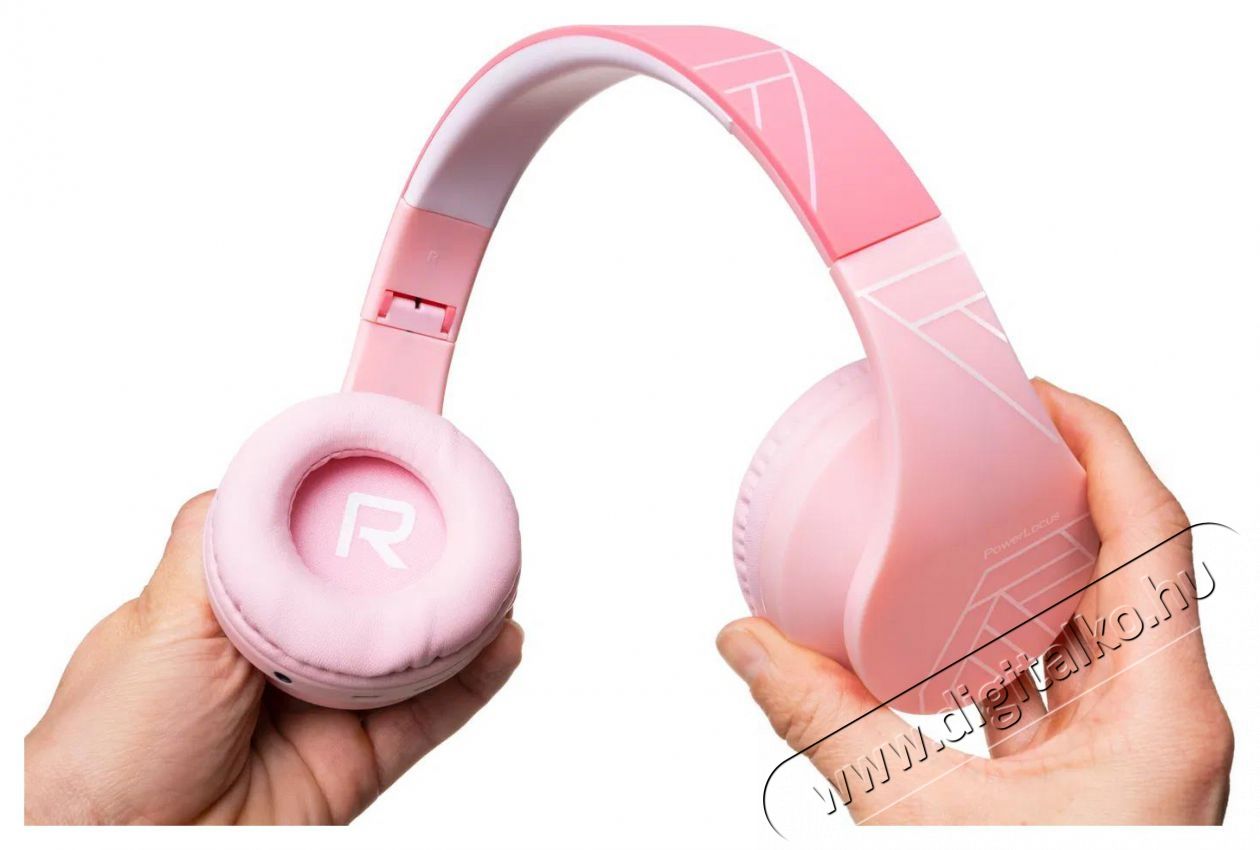 PowerLocus P1 Kids Pink Audio-Video / Hifi / Multim&eacute;dia - F&uuml;l &eacute;s Fejhallgat&oacute;k - Fejhallgat&oacute; - 510175