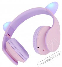PowerLocus P2 Kids Cat Ears Purple/Pink Audio-Video / Hifi / Multim&eacute;dia - F&uuml;l &eacute;s Fejhallgat&oacute;k - Fejhallgat&oacute; - 510162